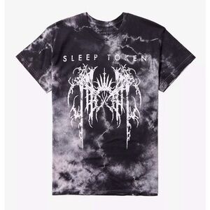 BNWT- Sleep Token Jagged Logo Spiral Dye T-Shirt